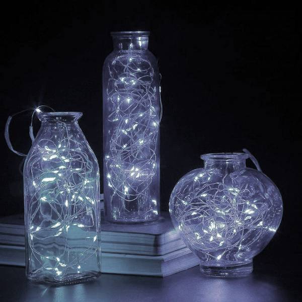 Lichterkette CL0309 Weiß - Kunststoff - 1 x 1 x 3300 cm