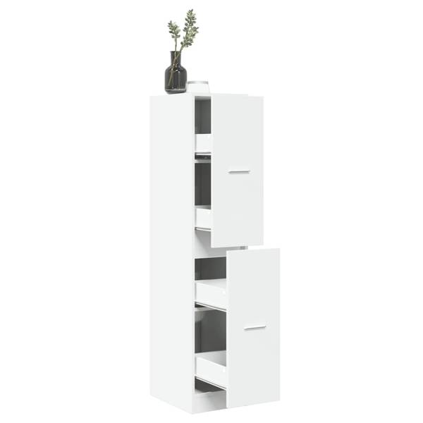 Apothekerschrank 3043018-2 Weiß - Holzwerkstoff - 30 x 144 x 41 cm
