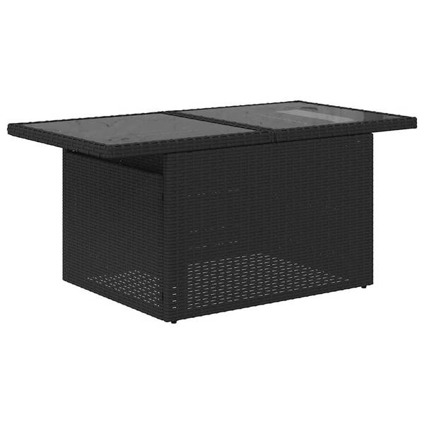Garten Sofagarnitur 3037466-2 (6-teilig) Schwarz - Creme