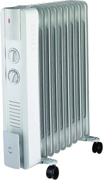 Ölradiator Elektroheizung 2500W WIN 1tl Grau - Metall - 43 x 63 x 24 cm