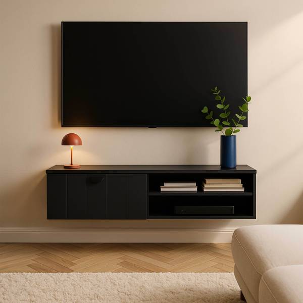 TV-Schrank Holly Schwarz