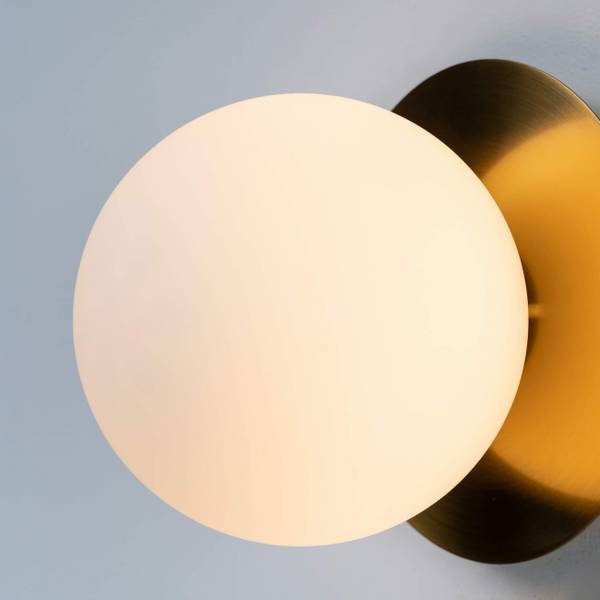 Wandleuchte Fonzo Gold - Metall - 15 x 17 x 18 cm