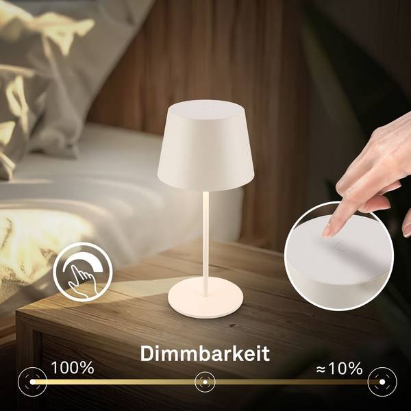 Tischlampe Nivo Weiß