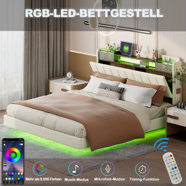 Einzelbetten K-707 Beige