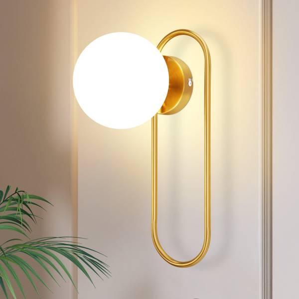 Wandlamp Marvelli goud - metaal - 16 x 18 x 35 cm