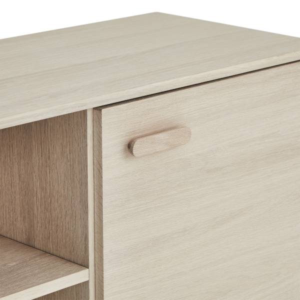 Highboard Porto Braun - Eiche - 100 x 130 x 40 cm