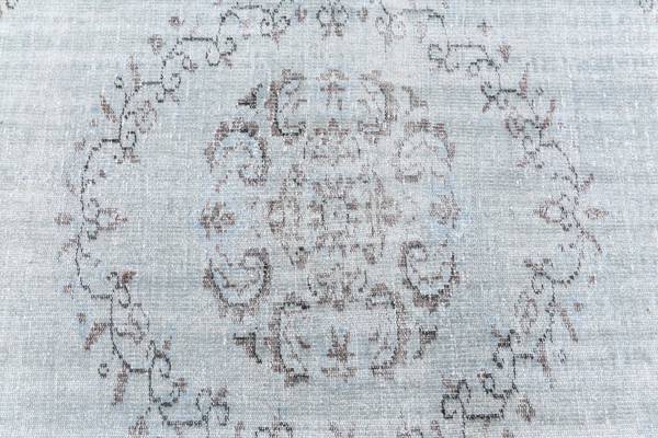 Teppich Ultra Vintage CLVI Blau - Wolle - 163 x 1 x 257 cm