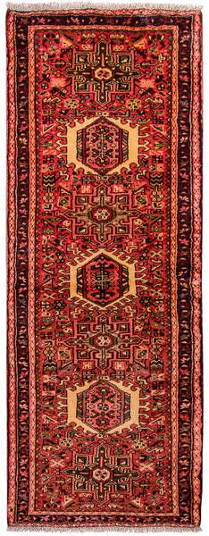 Orientteppich Läufer Nomadic Rot - Wolle - 75 x 1 x 197 cm