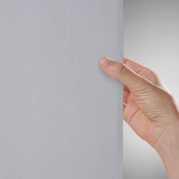 Verdunkelungsvorhang TOM Grau - Textil - 135 x 245 x 1 cm