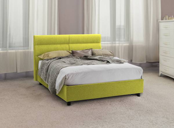 Doppelbett Bedero Grün - Metall - 228 x 116 x 177 cm