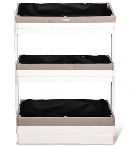 Vertikalbeet planverto1 Braun - Massivholz - 85 x 110 x 38 cm