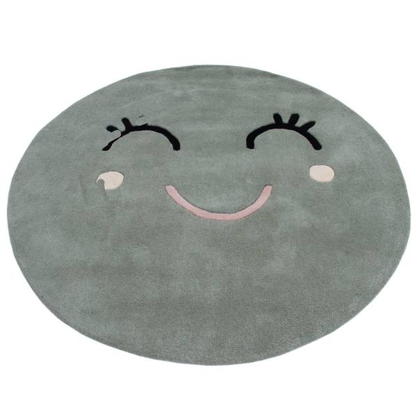 Kurzflorteppich Happy Salbei