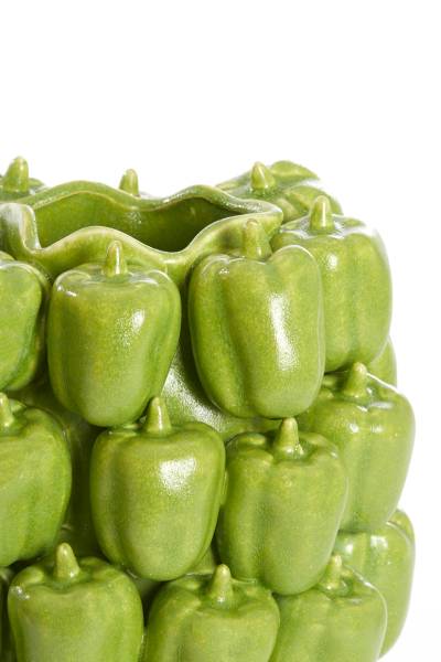 Vase BELLPEPPER Grün - Hellgrün