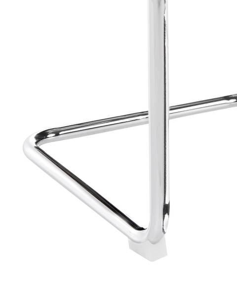 Set van 2 eetkamerstoelen MARSHALL zwart - zilver - transparant