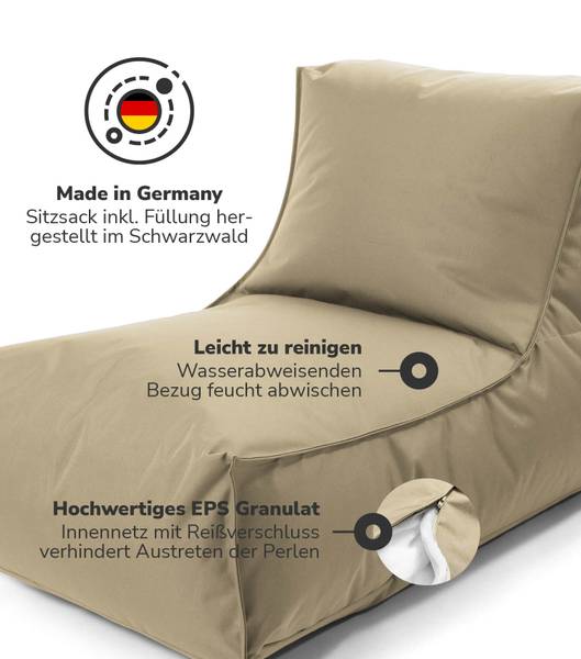 Sitzsack Der Sundowner 3tlg. Khaki