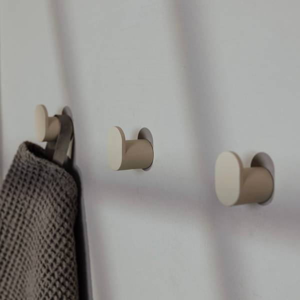 Kleiderhaken PALO 6er Set Beige