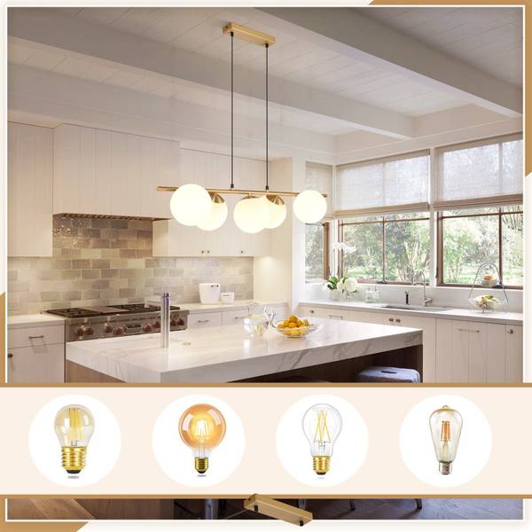 Hanglamp Glaube II met 5 lichtbronnen 20 x 174 x 90 cm