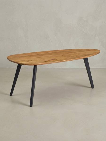 Couchtisch VESUBIE Beige - Akazie - 110 x 45 x 60 cm