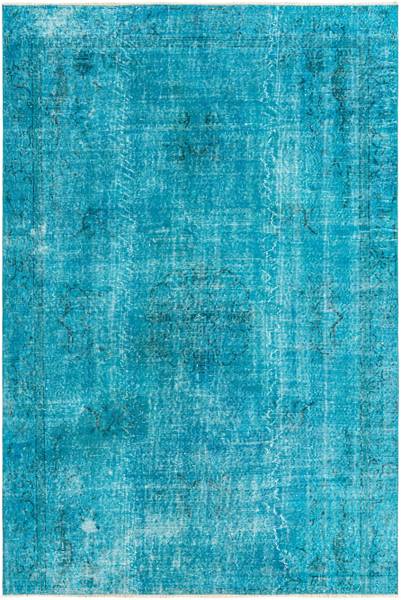 Tapis Ultra Vintage CLXXXVII Turquoise - Laine - 170 x 1 x 257 cm