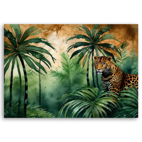 Canvas schilderij Tropen 90 x 60 cm