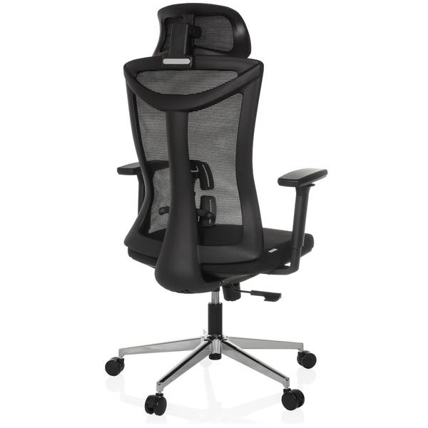 Bürostuhl KAMIAK Schwarz - Polyester - 68 x 132 x 68 cm