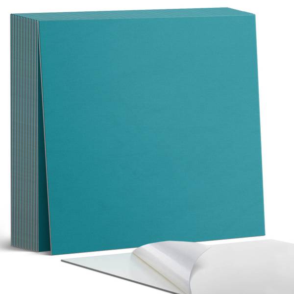 Vinylfliese Türkis 20er-Set 20 x 20 cm