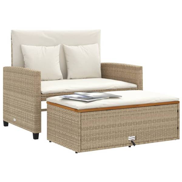 Tuinbank 3033171-2 set van 2 beige - crèmekleurig