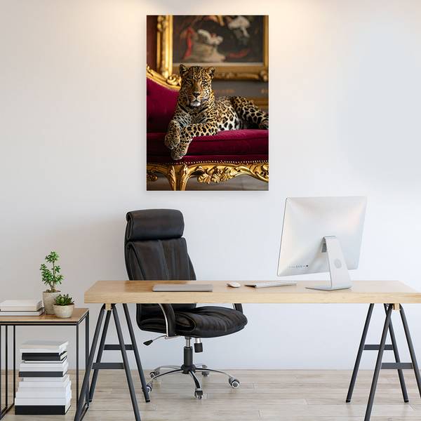 Wandbild Leoparden 60 x 90 cm