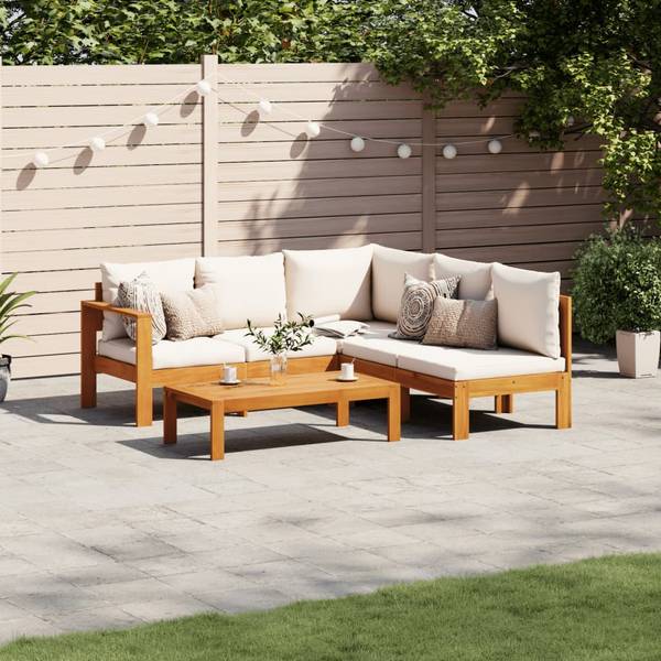 Garten Sofagarnitur 3033744-3 (4-teilig) Creme