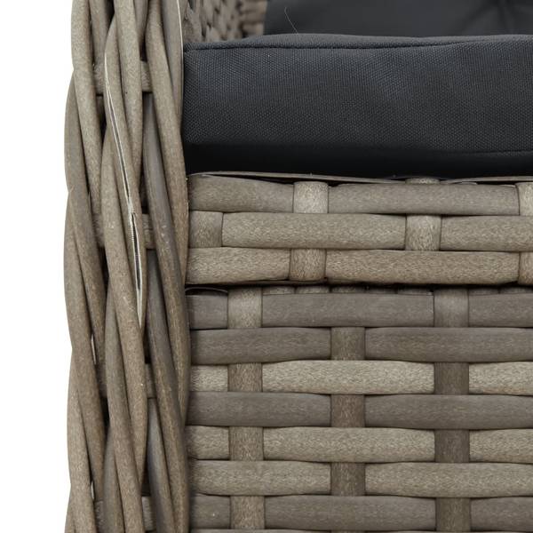 Salle à manger 3036392-1 lot de 3 Gris