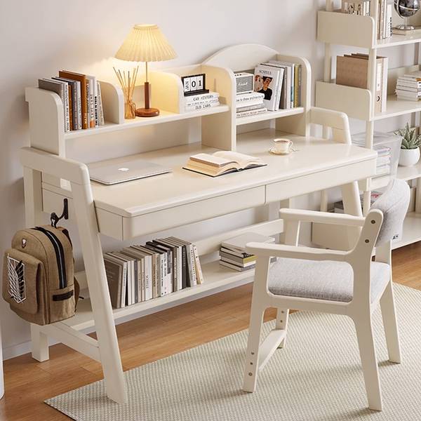 Schreibtisch ZZMJ6612 Weiß - Holzwerkstoff - 60 x 75 x 120 cm