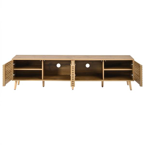 TV-Schrank Philotes Ⅶ Braun - Holzwerkstoff - 180 x 46 x 40 cm