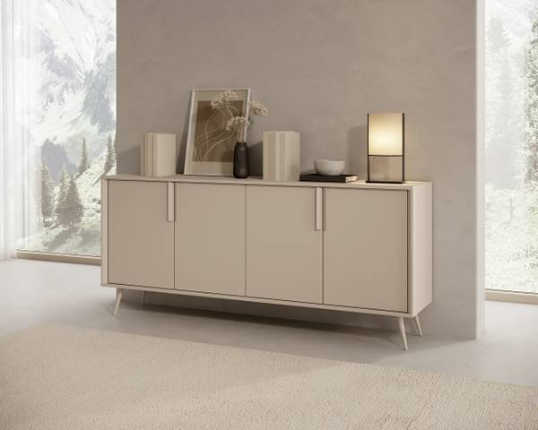 Kommode Vivara II Beige - Holzwerkstoff - 187 x 83 x 40 cm
