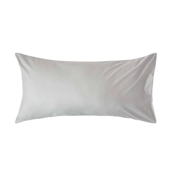 Kopfkissenbezug Fadendichte 200 Silber / Grau - Silbergrau - 50 x 90 cm