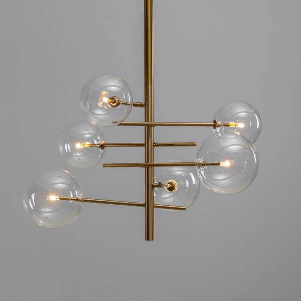 Hängeleuchte Osam Gold - Metall - 70 x 96 x 70 cm