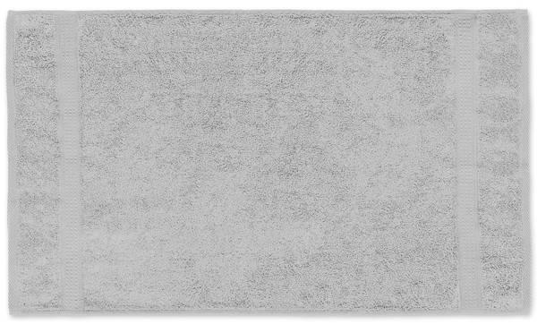 Handtuch silber 50x100 cm Frottee Silber - Frottee - 50 x 1 x 100 cm