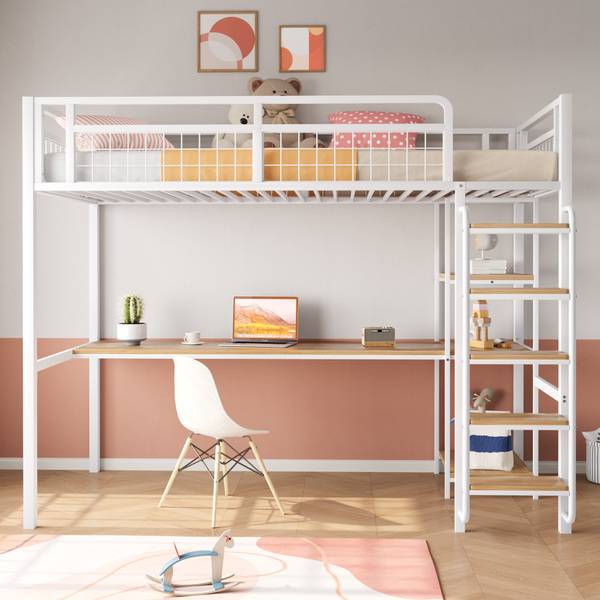 Metallbett K-849 Weiß - Breite: 90 cm