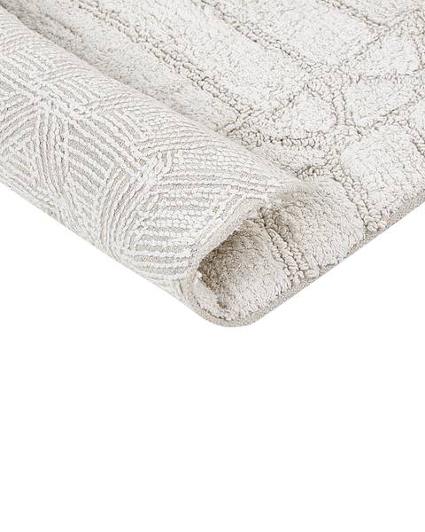 Tapis de bain TEKKE Beige - Fibres naturelles - 60 x 90 cm