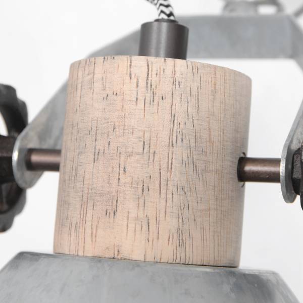 Bougeoir Gearwood Aluminium - 1 ampoule