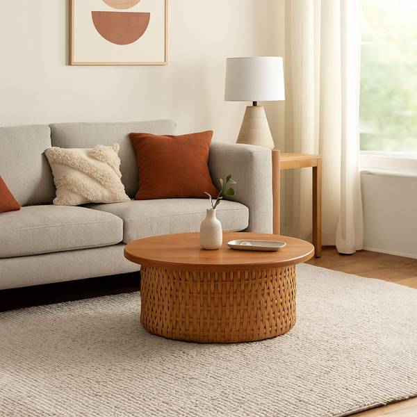 Couchtisch P15 Braun - Mahagoni - 75 x 36 x 75 cm