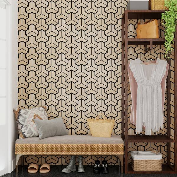 Akustikpaneele TL32620ZM 4er Set Braun - Holzwerkstoff - 65 x 2 x 83 cm