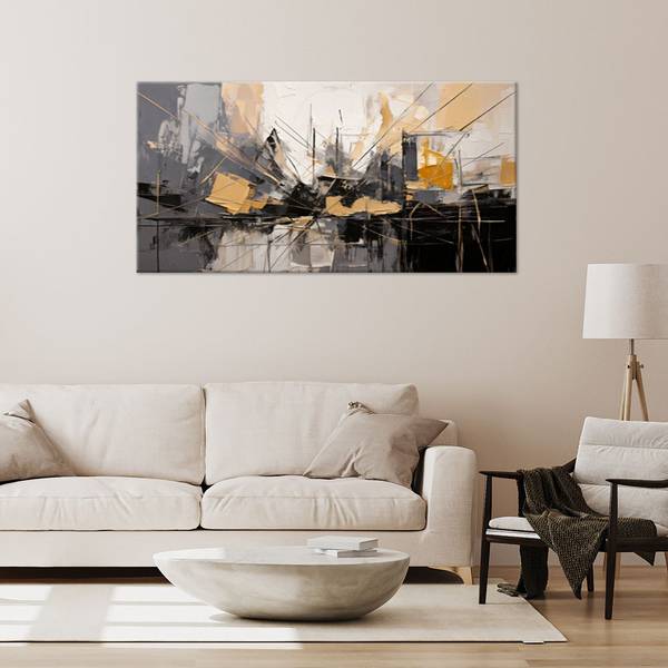 Canvas schilderij Aura 80 x 40 cm