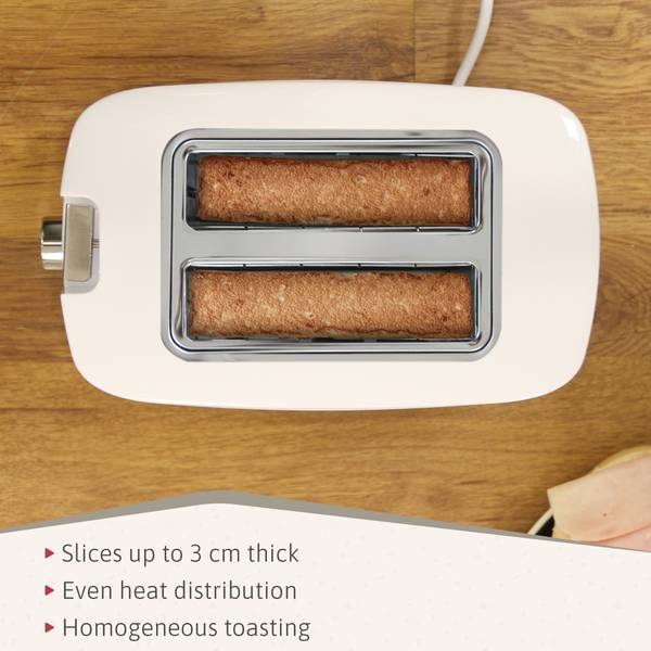 Frühstücksset SKT1178WHT 3-tlg. Weiß - Kunststoff - 10 x 10 x 10 cm