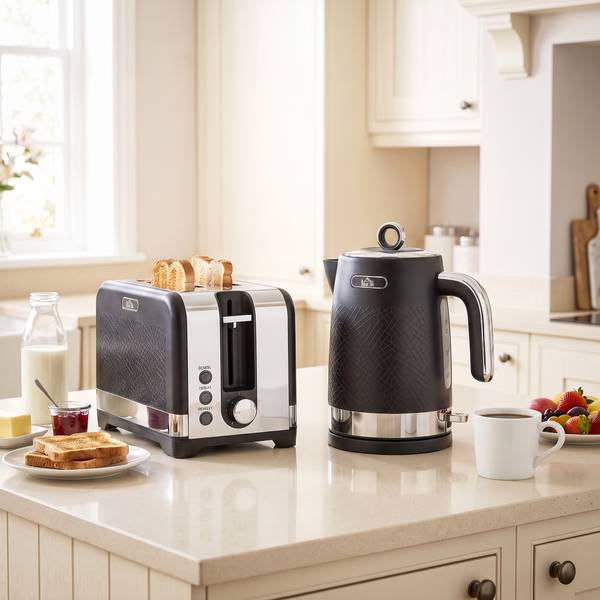Wasserk Toaster 800-281V90BK 2er Set Schwarz - Kunststoff - 16 x 28 x 24 cm