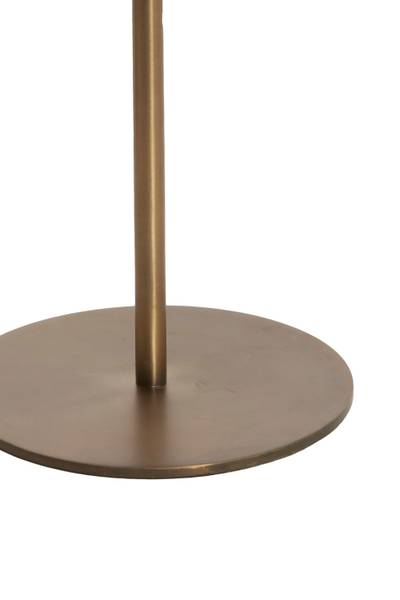 Tisch LIA Braun - Metall - 38 x 54 x 38 cm