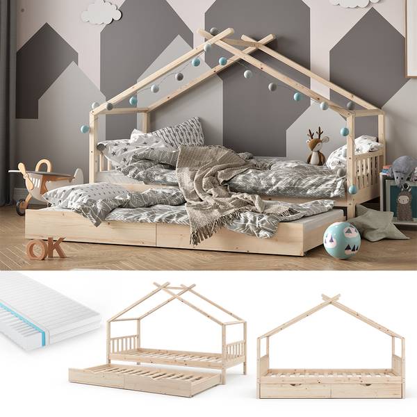 Hausbett Design 36236 Holz
