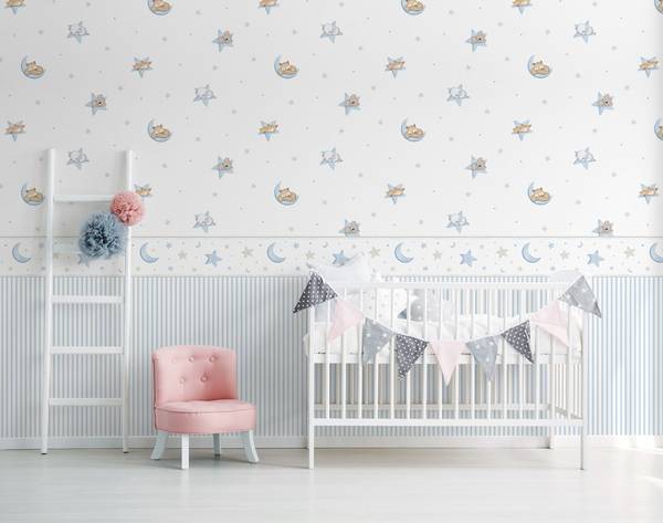 Tapete 640439 Blau
