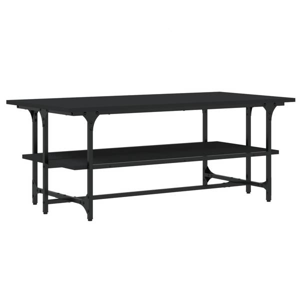 Couchtisch D373 Schwarz - Holzwerkstoff - 50 x 40 x 100 cm