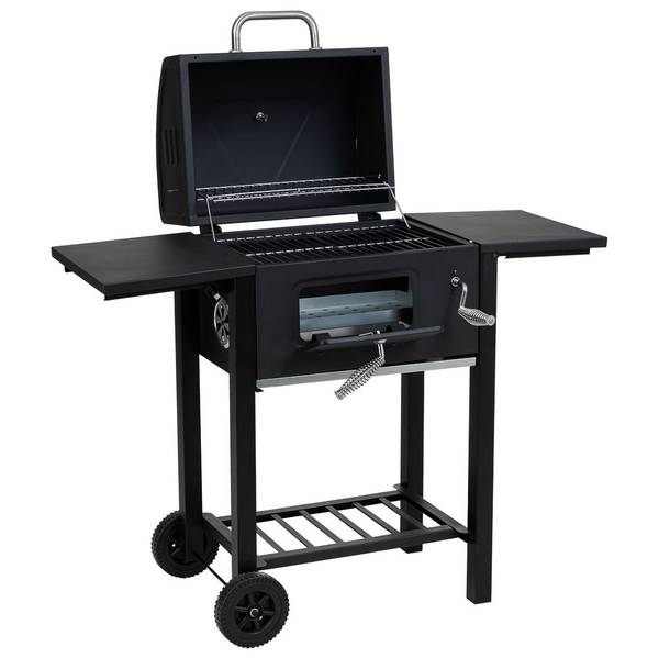 Grillwagen 4523354296 Schwarz - Metall - 48 x 96 x 48 cm