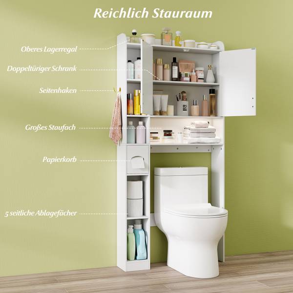 Toilettenschrank VH34042 Weiß
